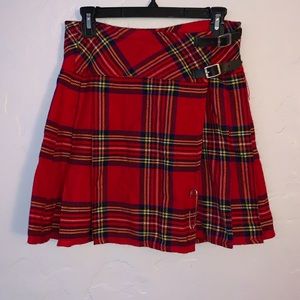 Plaid Tartan Mini Skirt/Kilt